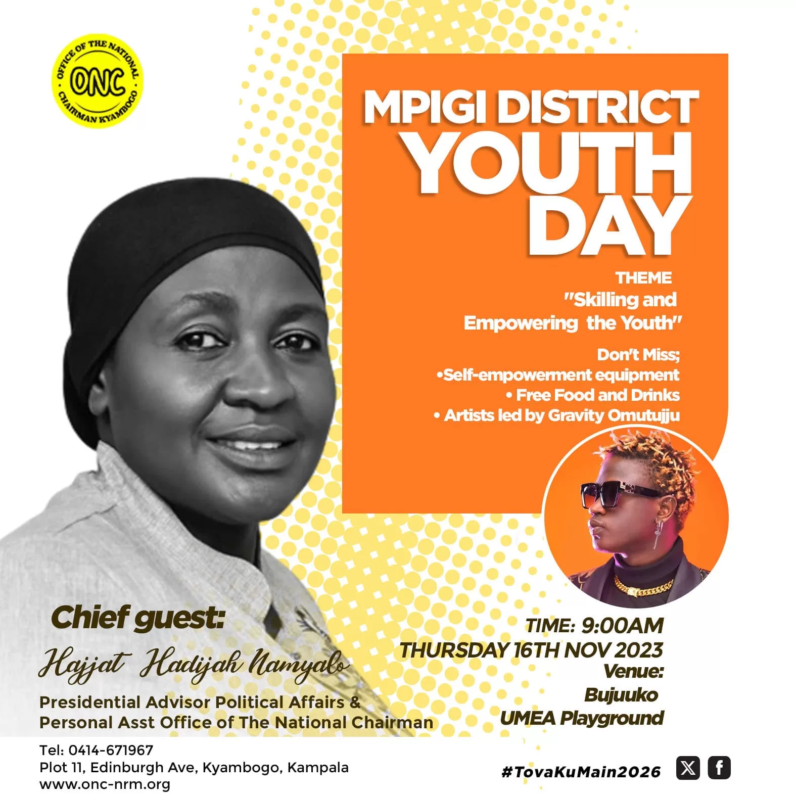ONC Mpigi Youth Day
