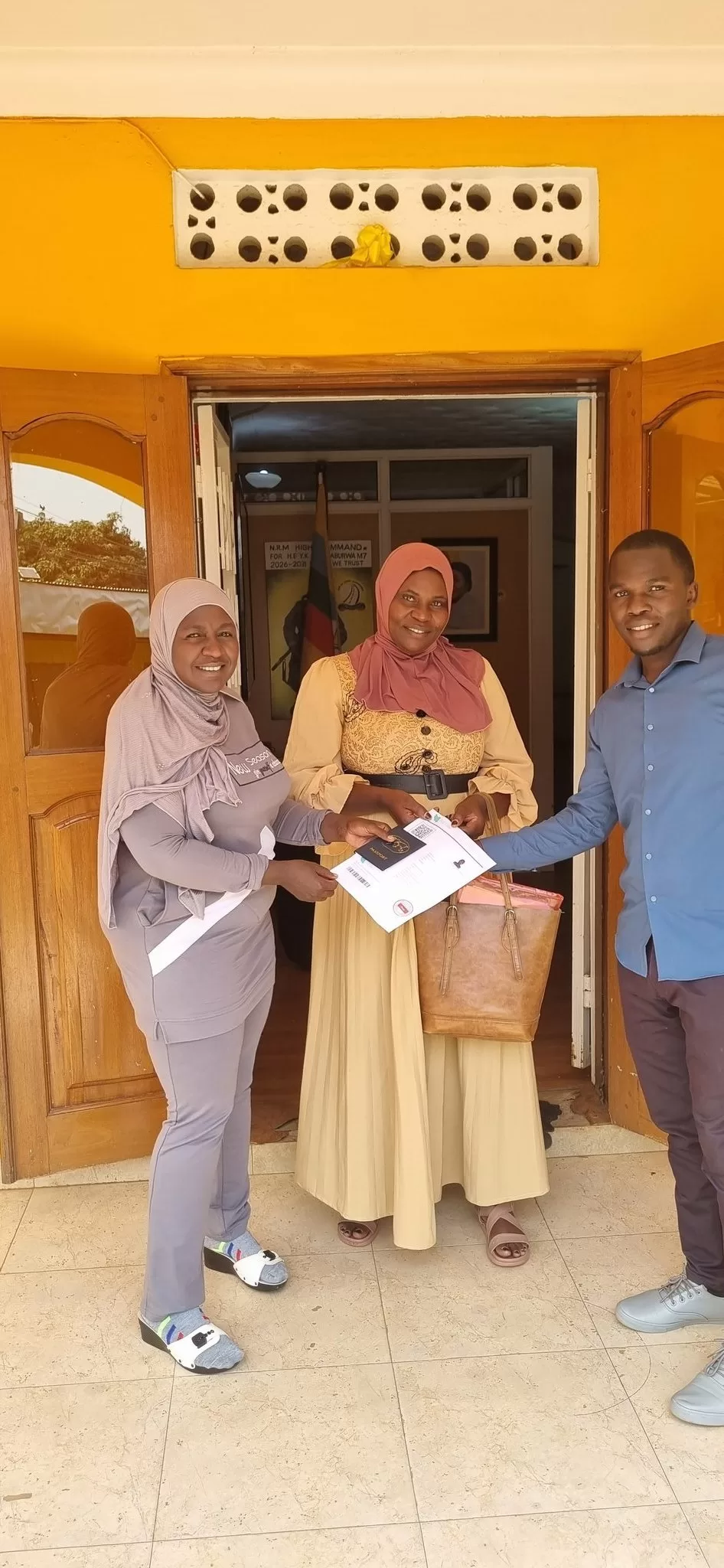 National Chairman NRM Scholarship Program Sends Promising Student to Study in Iran