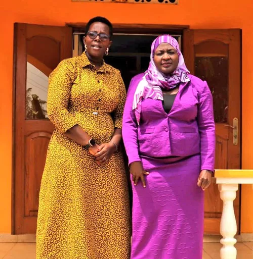 Collaborative Conversations at ONC Offices: SPA Namyalo Hadijah and MP Hon Ayebare Margaret Rwebyangu