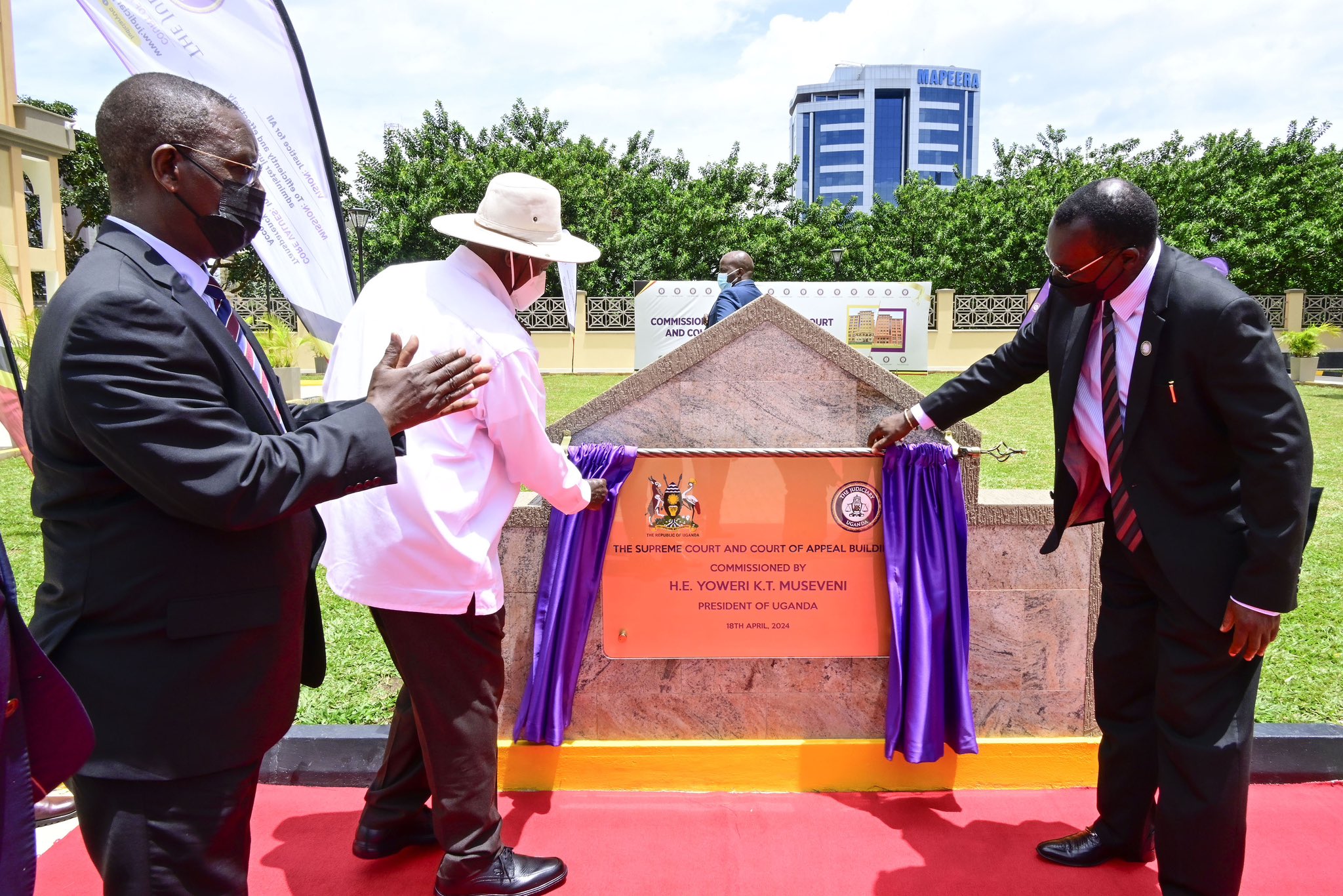 President Museveni Opens New Courts in Kampala