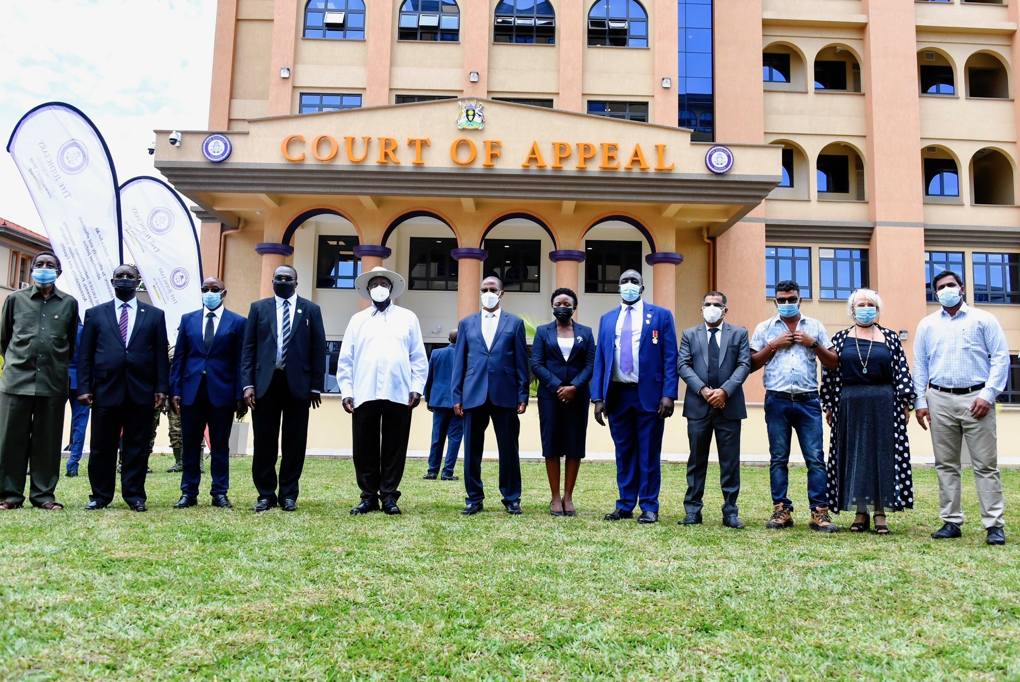 President Museveni Opens New Courts in Kampala