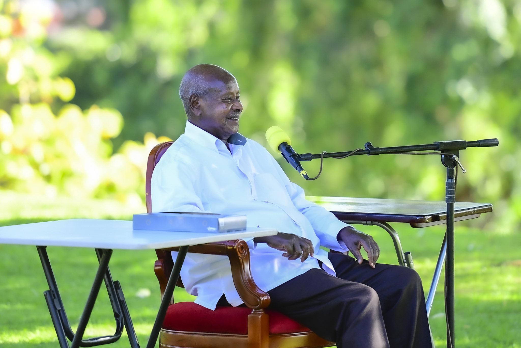 President Museveni Meets Total Energies President