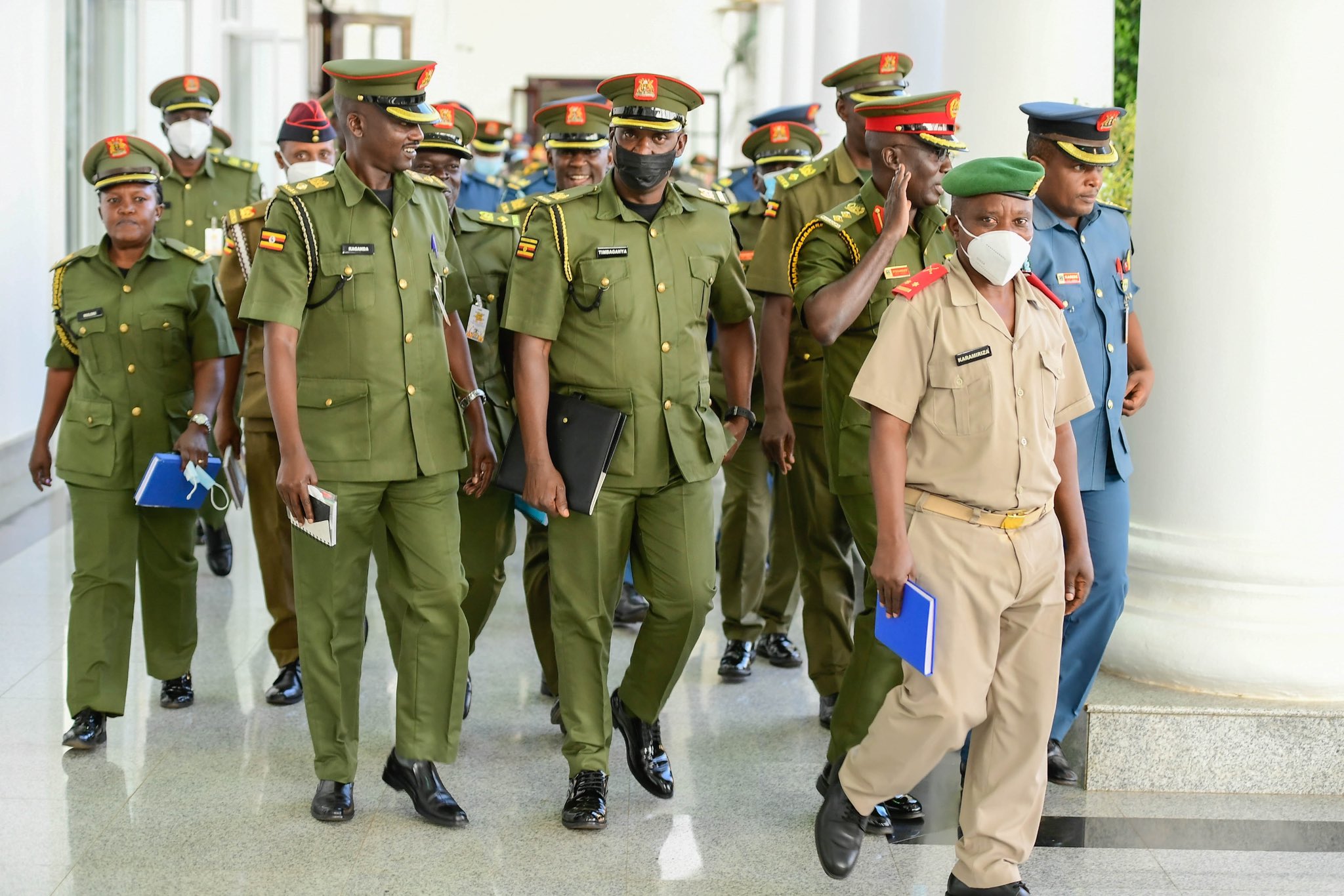 President Museveni Addressing Graduating Officers