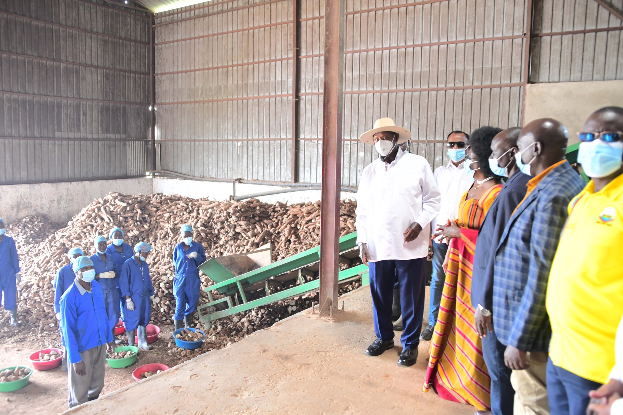 Empowering Local Industry Launching of a Cassava Starch Factory