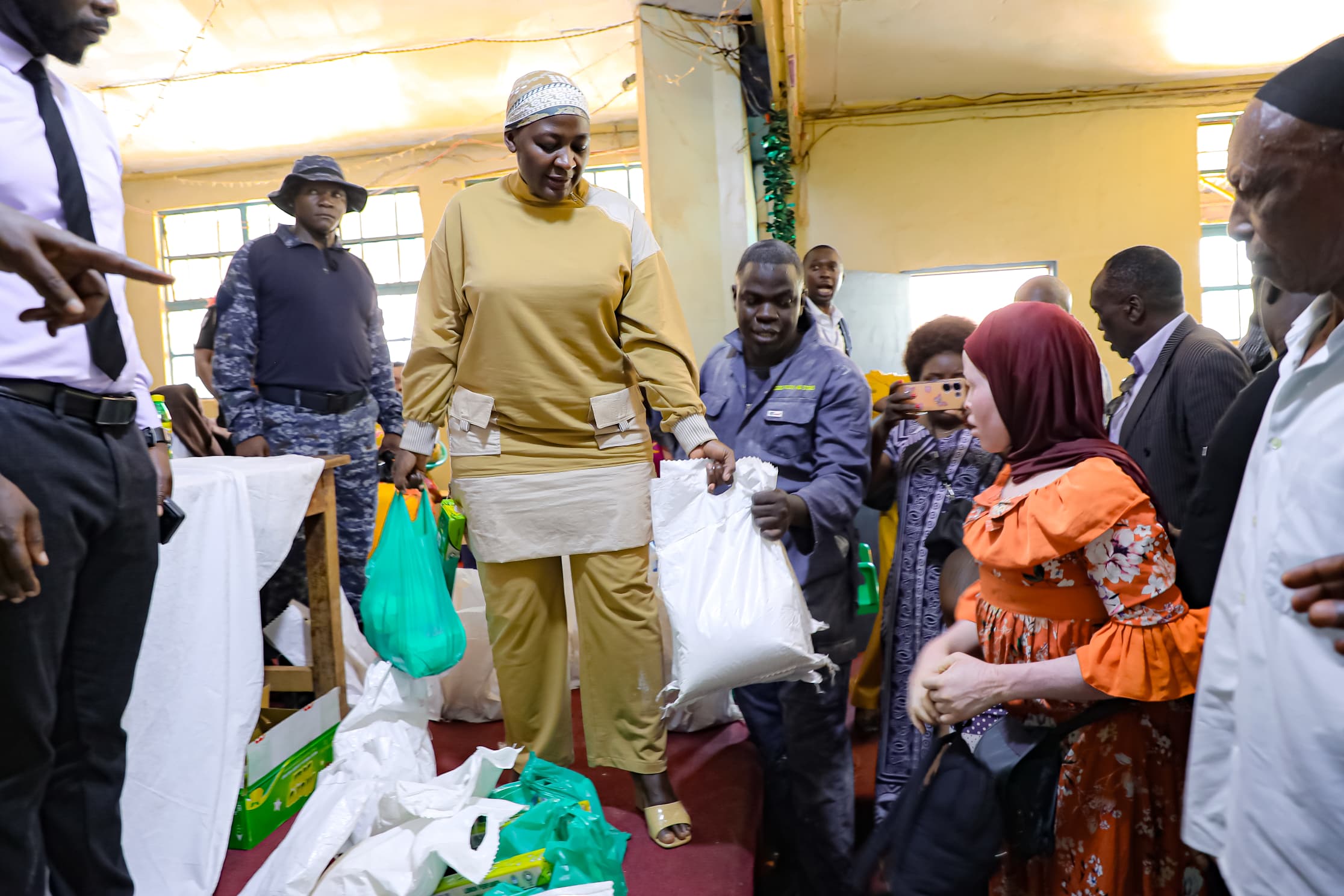 ONC Boss and Minister Kabanda support vulnerable groups in Kampala