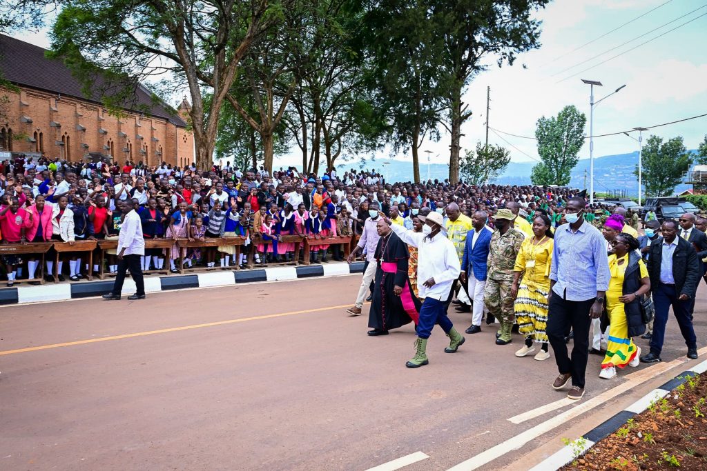 Advancing Infrastructure, Commissioning Tarmac Roads in Kabal