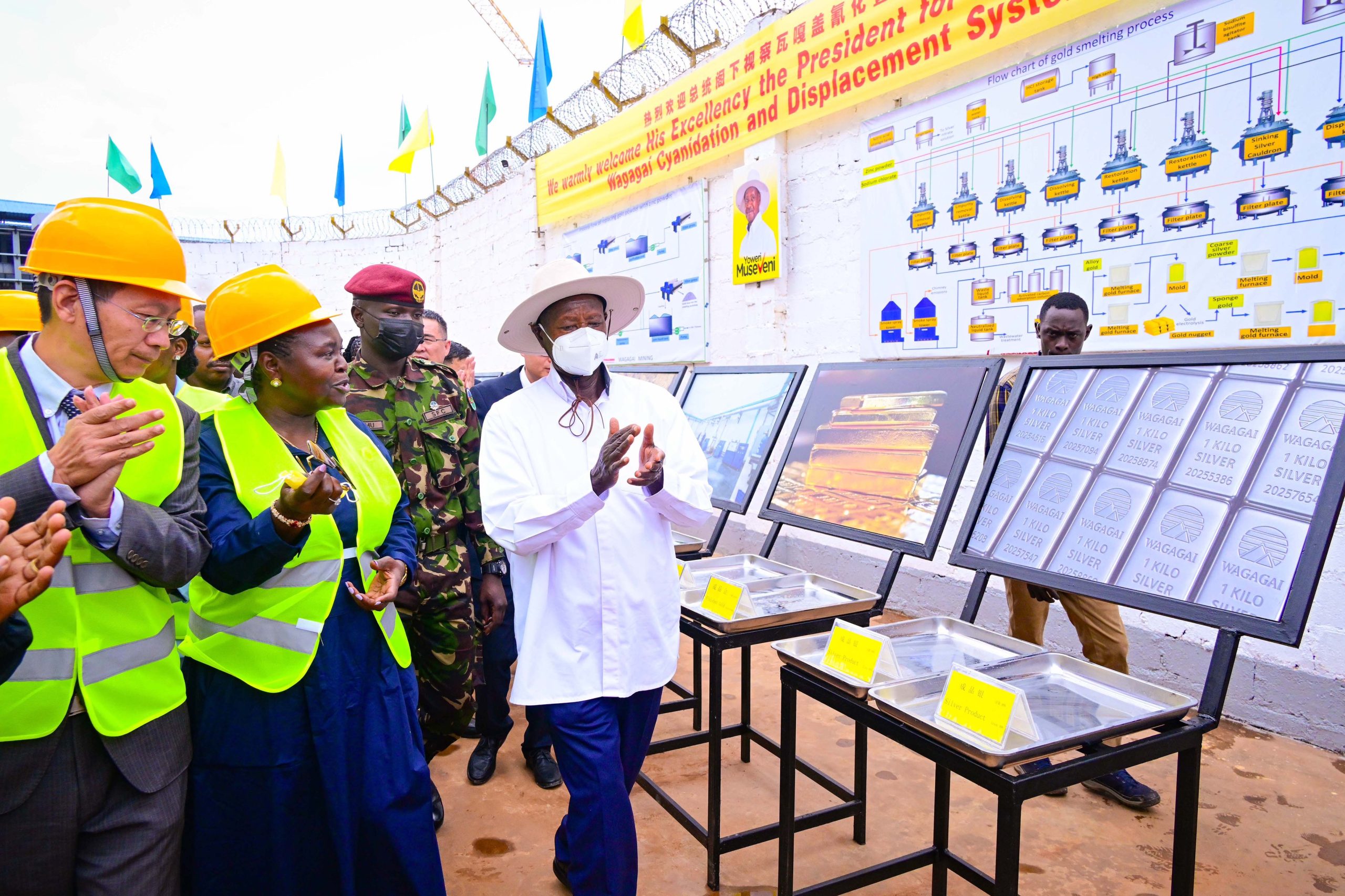 President Museveni Commissions Wagagai Gold Mining Project