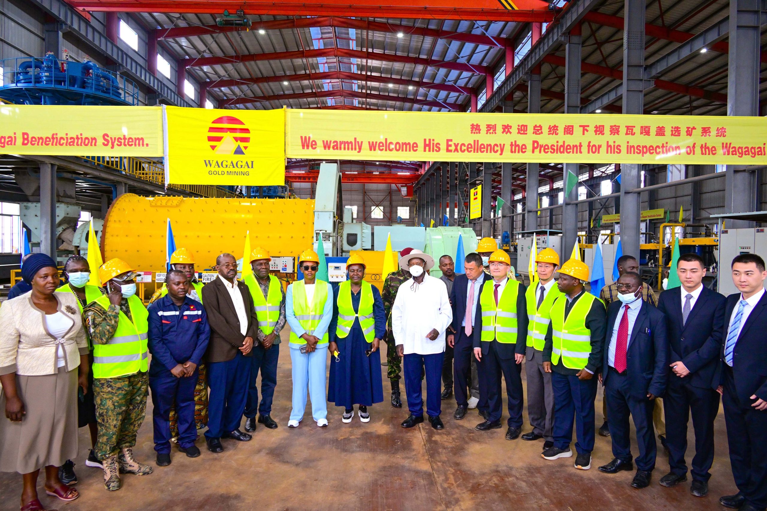 President Museveni Commissions Wagagai Gold Mining Project