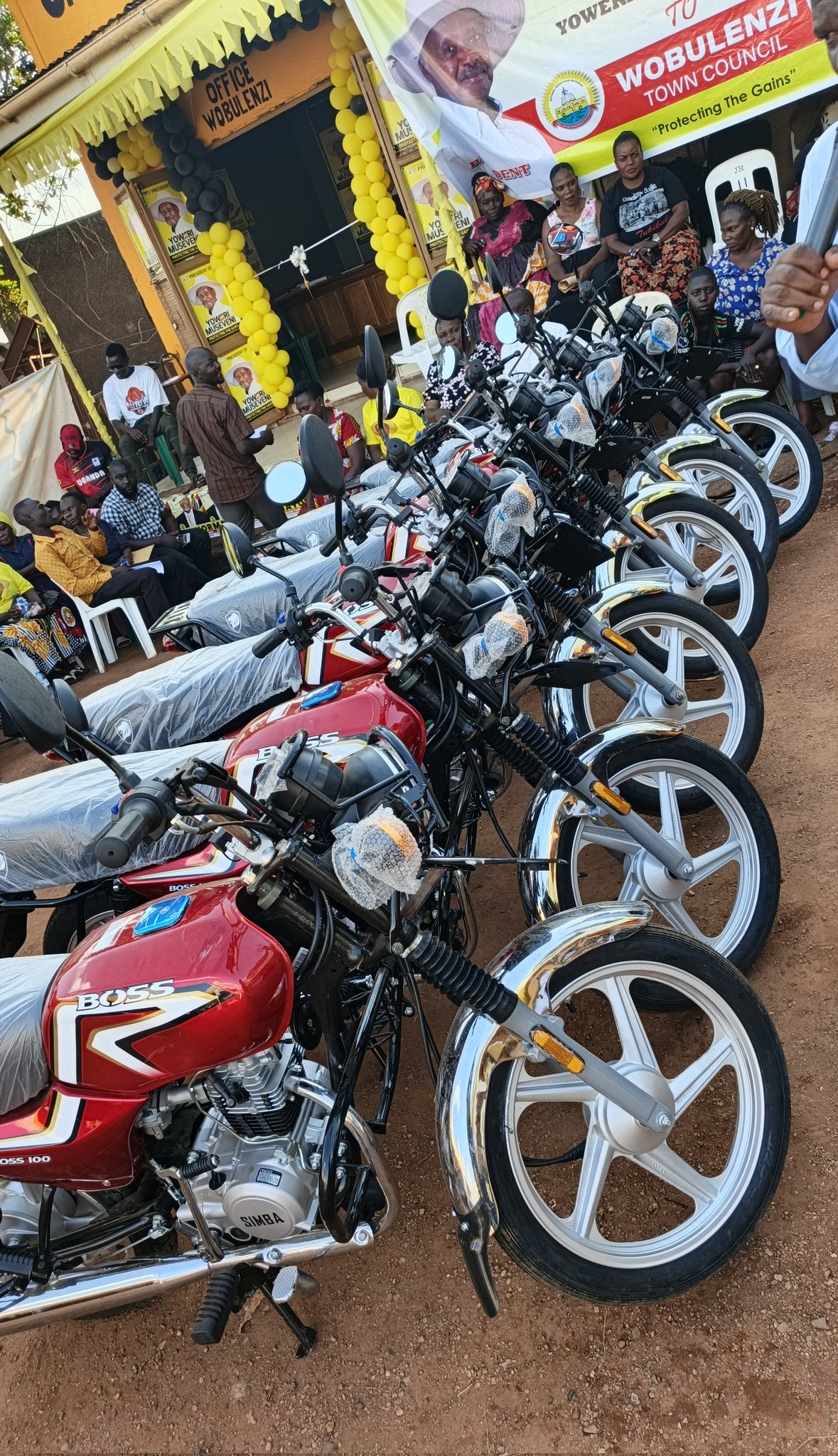 Hon. Kasolo Donates Motorcycles to Youth Leaders in Greater Luwero to Strengthen Grassroots Mobilization