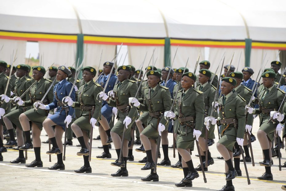 President Museveni Commissions New Officer Cadets at Kabamba