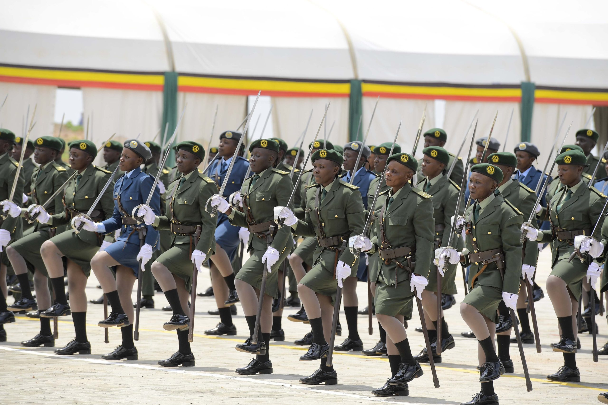 President Museveni Commissions New Officer Cadets at Kabamba