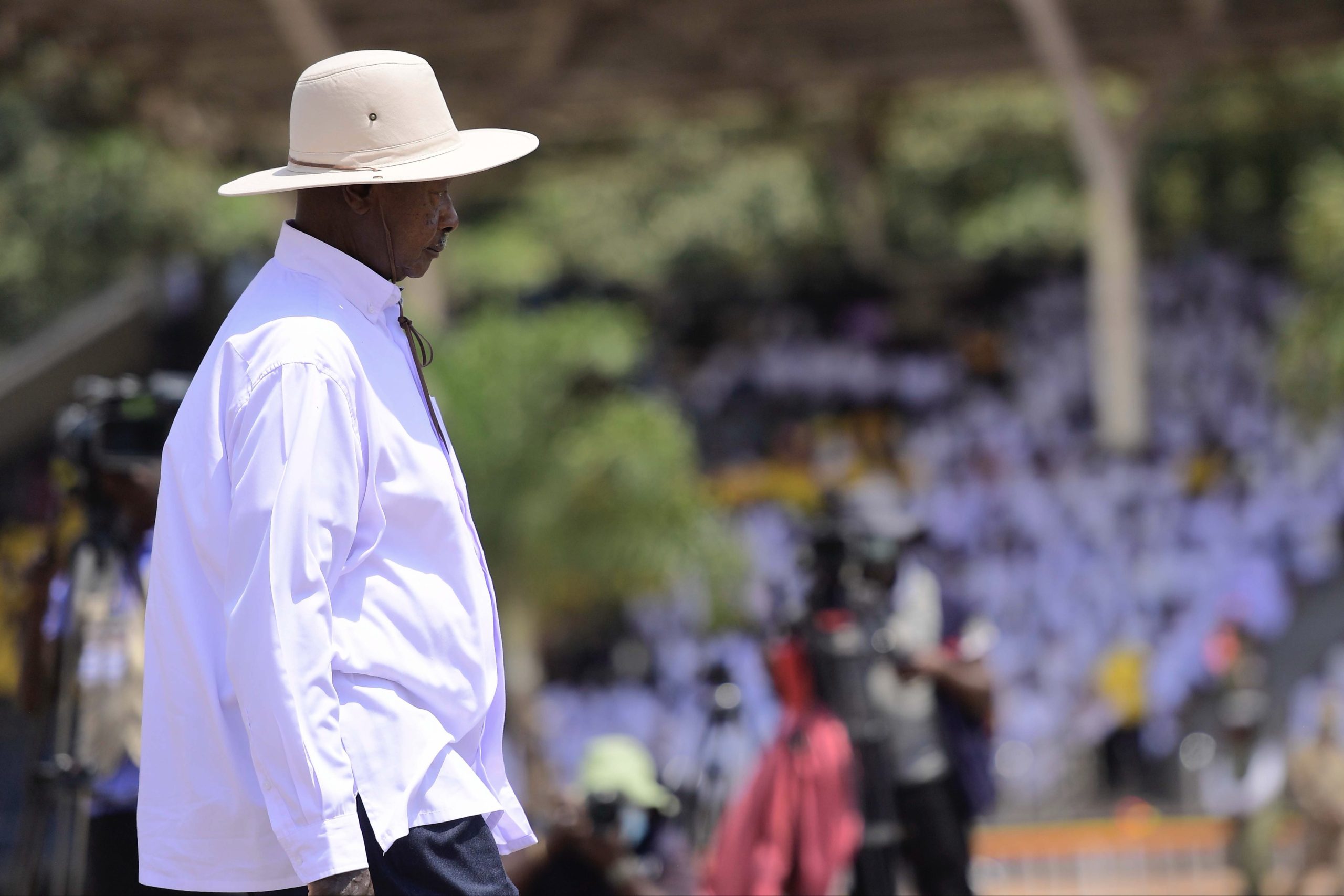 President Museveni Welcomes Col. Samson Mande Back Home