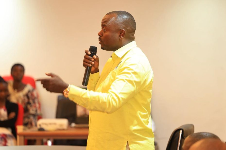 Hon. Haruna Kasolo Engages Kyotera Health Workers