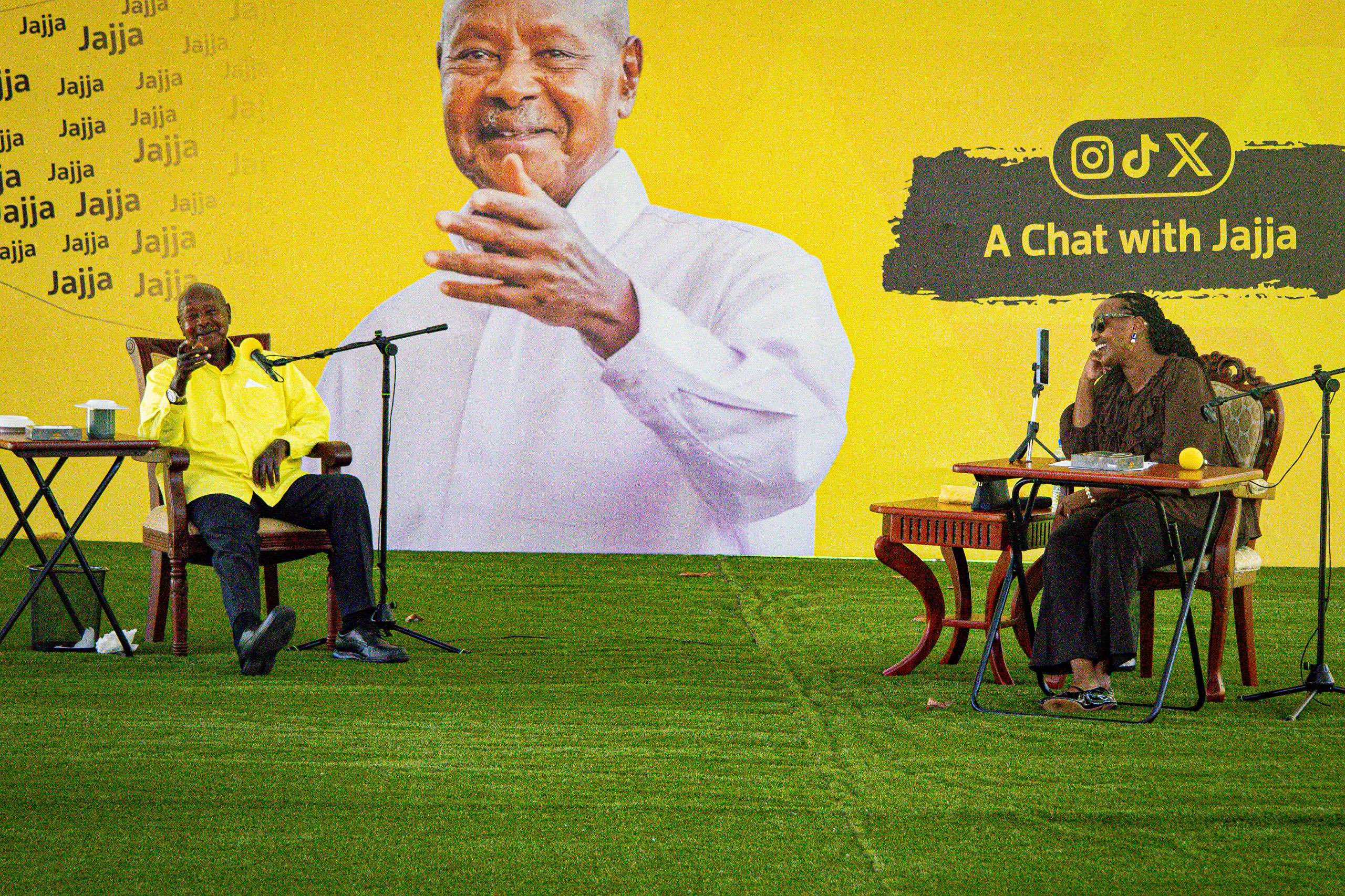 President Museveni Engages Youth at “Jazz with Jajja,” {{brizy_dc_image_alt entityId=