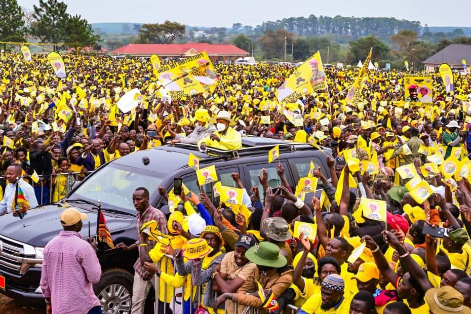 President Yoweri Kaguta Museveni Highlights Development Priorities During Nakaseke Campaign
