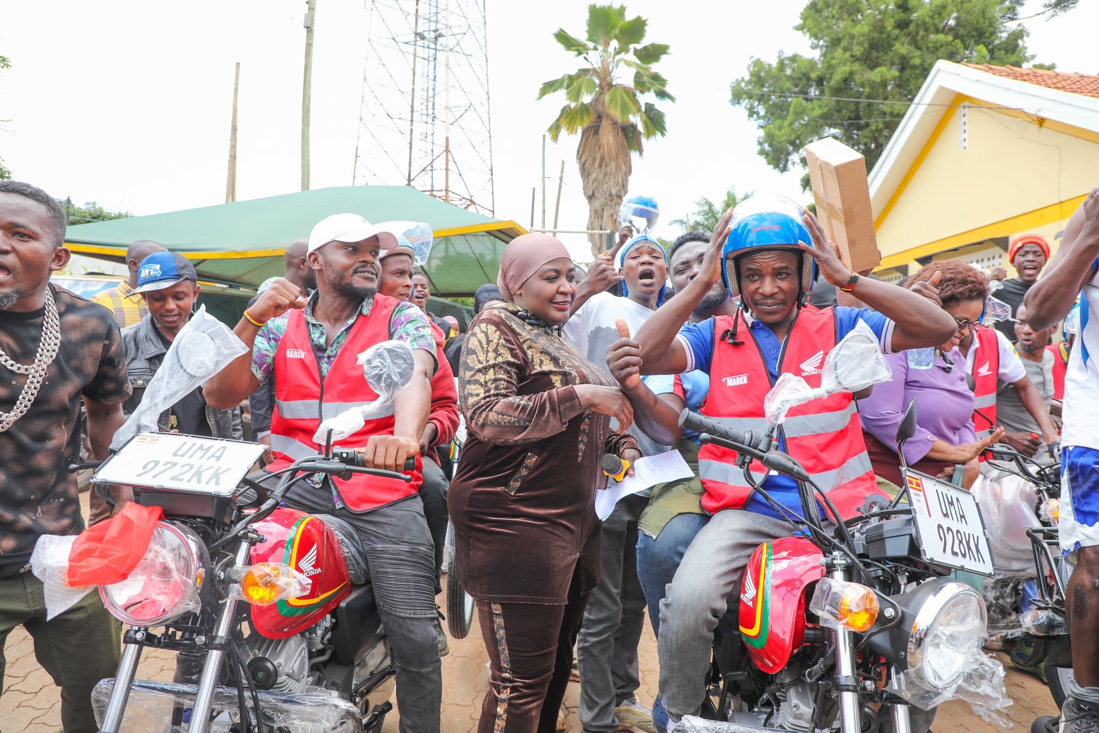 Empowering Kampala Youth: ONC Manager Hajjat Hadijah Namyalo Donates 20 Motorcycles