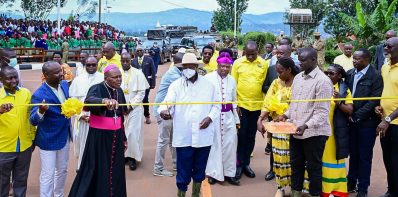 Advancing Infrastructure, Commissioning Tarmac Roads in Kabal
