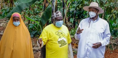 Congratulating Hajji Mohammed Zziwa for Exemplifying NRM Values Through Hard Work and Smart Farming