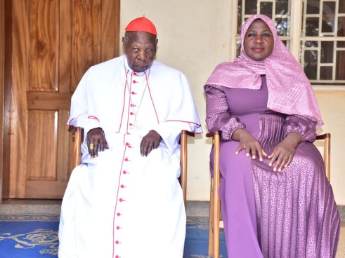 Namyalo Hadijah Uzeiye Visits His Eminence Emmanuel Wamala