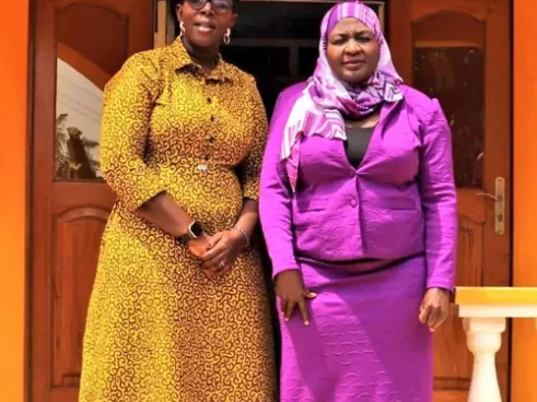 SPA Namyalo Hadijah and MP Hon Ayebare Margaret Rwebyangu