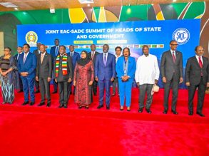 Seeking Peace, Attending the EAC-SADC Joint Summit on the DRC Crisis