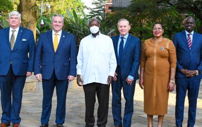 Strengthening Partnerships with A Courtesy Visit from US Lawmaker Rollan Roberts at State Lodge Nakasero