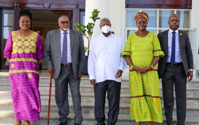 Welcoming IGAD Deputy Executive Secretary Mohamed Abdi Ware for Regional Discussions at State House Entebbe