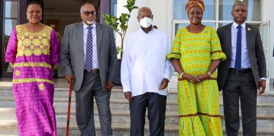 Welcoming IGAD Deputy Executive Secretary Mohamed Abdi Ware for Regional Discussions at State House Entebbe
