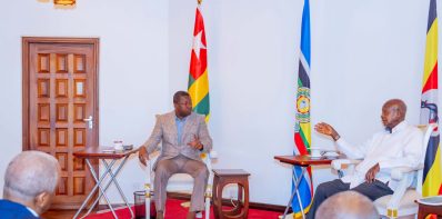 Welcoming President Faure Gnassingbé Strengthening Uganda-Togo Ties and Regional Security