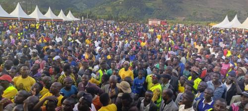  SPA Hajjat Hadijah Delivers Museveni’s Income-Boosting Items To Large Crowd in Rukiga