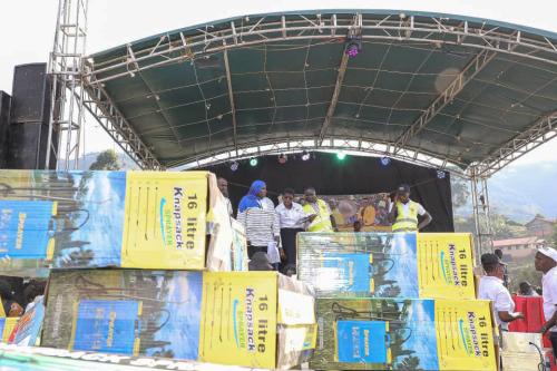 SPA Hajjat Hadijah Delivers Museveni's Income-Boosting Items To Large Crowd in Rukiga05